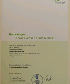 Berlin Hochschule für Angewandte Wissenschaften online kaufen