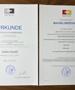 Kaufen Sie online ein Zertifikat der Hochschule Hamm-Lippstadt.