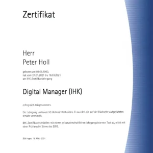 Kaufen Sie den Digitalisierungs- und IT-Spezialisten (IHK) online