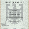 Meisterhandwerkerzertifikat online kaufen